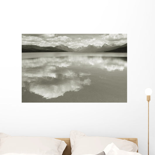 Lake Mcdonald--Homage to Ansel Adams Wall Mural