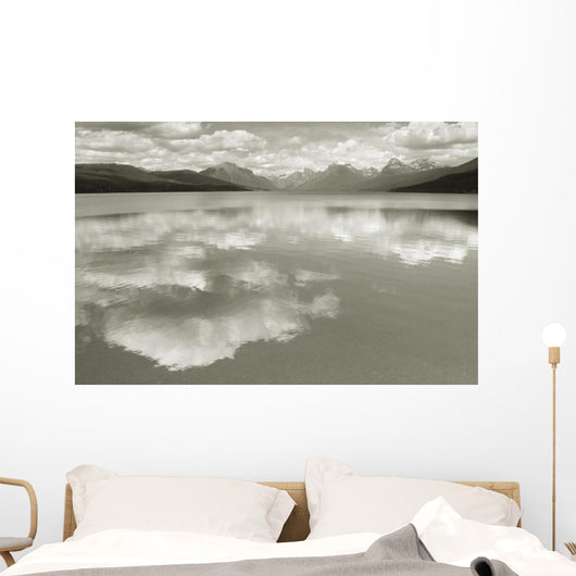 Lake Mcdonald--Homage to Ansel Adams Wall Mural