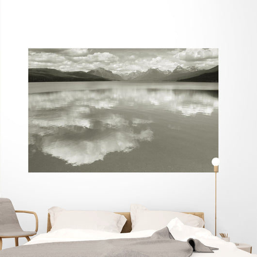 Lake Mcdonald--Homage to Ansel Adams Wall Mural