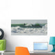 Surfer Up On A Wave Wall Mural