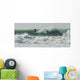 Surfer Up On A Wave Wall Mural