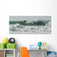 Surfer Up On A Wave Wall Mural