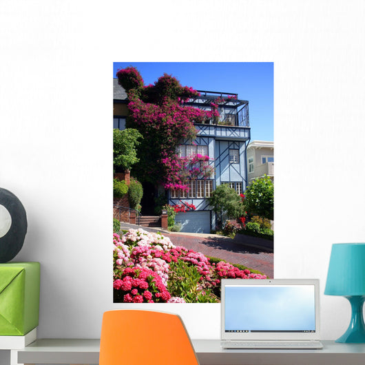 Lombard Street San Francisco Wall Mural