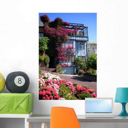 Lombard Street San Francisco Wall Mural