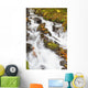Water Cascading Down A Hill Wall Mural