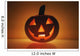 A Pumpkin Carved Into A Happy Face Wall Mural