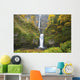Waterfalls Falling Into A Pool Of Water In A Forested Area Wall Mural