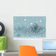 Christmas landscape with snowbound trees Wall Mural