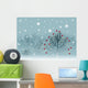 Christmas landscape with snowbound trees Wall Mural