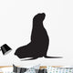 Pinniped Silhouette Sea Lion Wall Decal