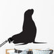 Pinniped Silhouette Sea Lion Wall Decal
