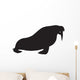 Walrus Silhouette Vector Graphics Wall Decal