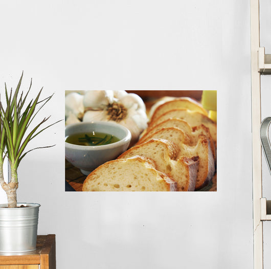 Garlic Bread and Rosemary Wall Mural