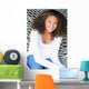 A Young Woman On A Hammock Wall Mural