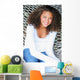 A Young Woman On A Hammock Wall Mural