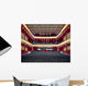 Empty Red Theater Seating Wall Mural