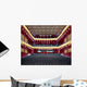 Empty Red Theater Seating Wall Mural