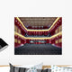 Empty Red Theater Seating Wall Mural