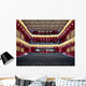 Empty Red Theater Seating Wall Mural
