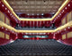 Empty Red Theater Seating Wall Mural