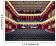 Empty Red Theater Seating Wall Mural
