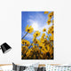 Yellow Flowers Wall Mural