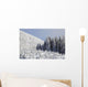 Trees Covered In Snow Wall Mural