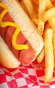 Hot Dog with Fries Wall Mural