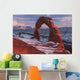 Delicate Arch At Sunset In Winter In Arches National Park Wall Mural