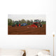 Tractors Ploughing Wall Mural