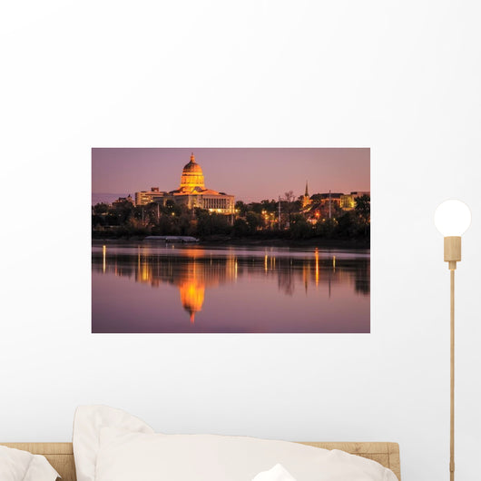 Jefferson City Missouri Skyline Wall Decal