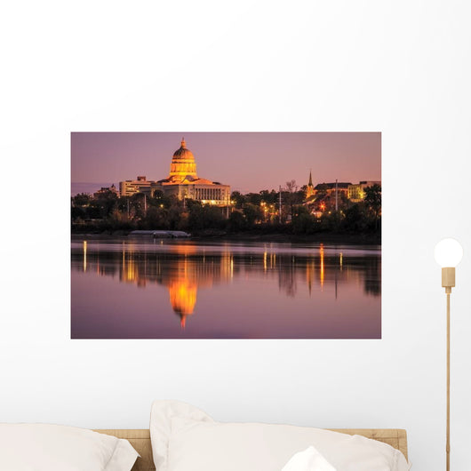 Jefferson City Missouri Skyline Wall Decal