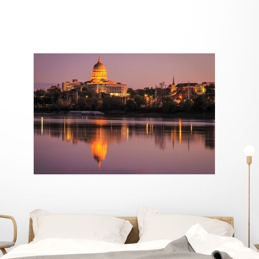 Jefferson City Missouri Skyline Wall Decal