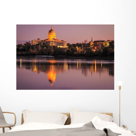Jefferson City Missouri Skyline Wall Decal