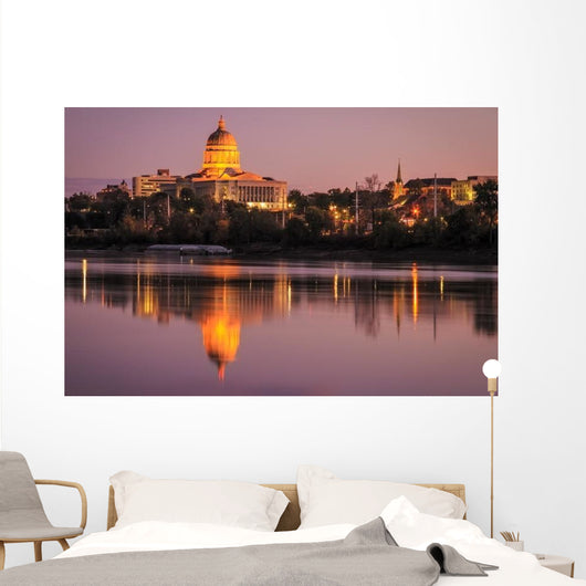Jefferson City Missouri Skyline Wall Decal