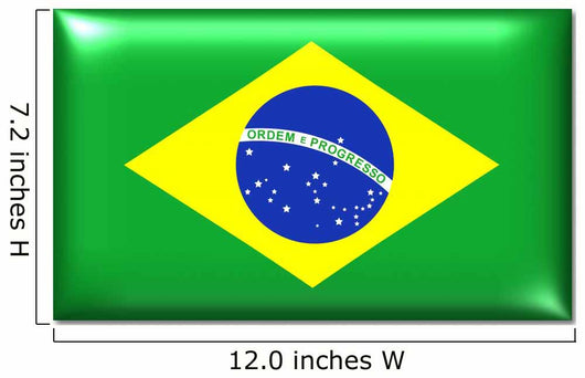 brasilien fahne brazil flag Wall Decal