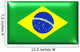 brasilien fahne brazil flag Wall Decal