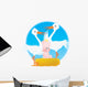 baby nestling Wall Mural