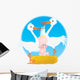 baby nestling Wall Mural