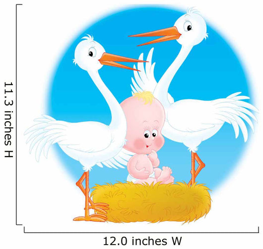 baby nestling Wall Mural