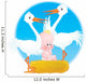 baby nestling Wall Mural
