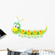 Green Caterpillar Wall Decal