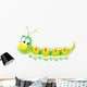 Green Caterpillar Wall Decal