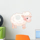 White Sheep Wall Decal