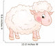 White Sheep Wall Decal