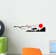 Japan background Wall Decal