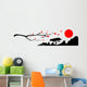 Japan background Wall Decal