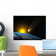 Asteroid Going to Impact Wall Decal Design 2