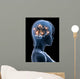 Transparent Head with Active Wall Mural