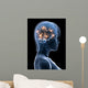 Transparent Head with Active Wall Mural